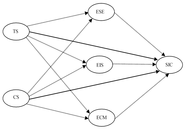 Figure 1. Proposed two path models