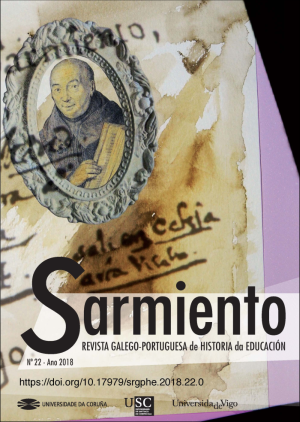Sarmiento. Revista galego-portuguesa de historia da Educación (cubierta)